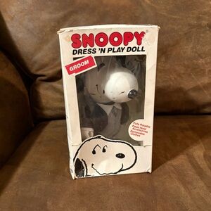 Snoopy - Vintage Peanuts 1958/1966 Vinyl Doll Wedding - Groom